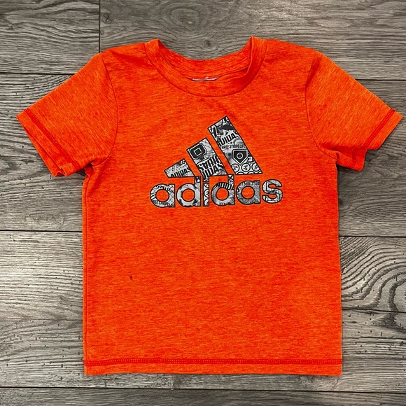 Adidas Toddler Boy Athletic Short Sleeve Shirt 4T - Picture 1 of 7
